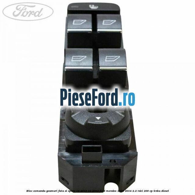 Bloc comanda geamuri fata si spate 11/2010-12/2014 Ford Mondeo 2008-2014 2.2 TDCi 200 cp KNBA diesel