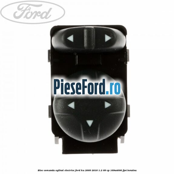 Bloc comanda oglinzi electrice Ford Ka 2009-2016 1.2 69 cp 169A4000, FP4 benzina