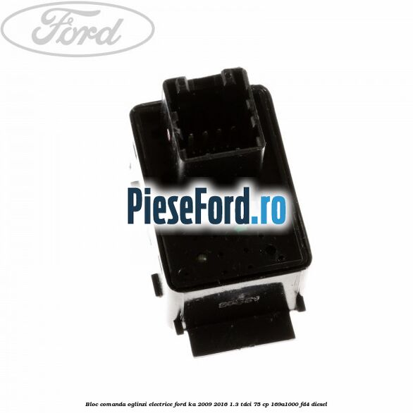 Bloc comanda oglinzi electrice Ford Ka 2009-2016 1.3 TDCi 75 cp 169A1000, FD4 diesel