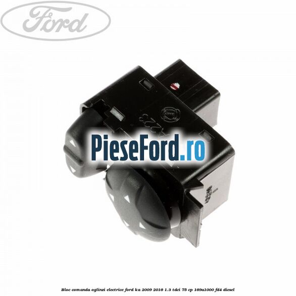 Bloc comanda oglinzi electrice Ford Ka 2009-2016 1.3 TDCi 75 cp 169A1000, FD4 diesel