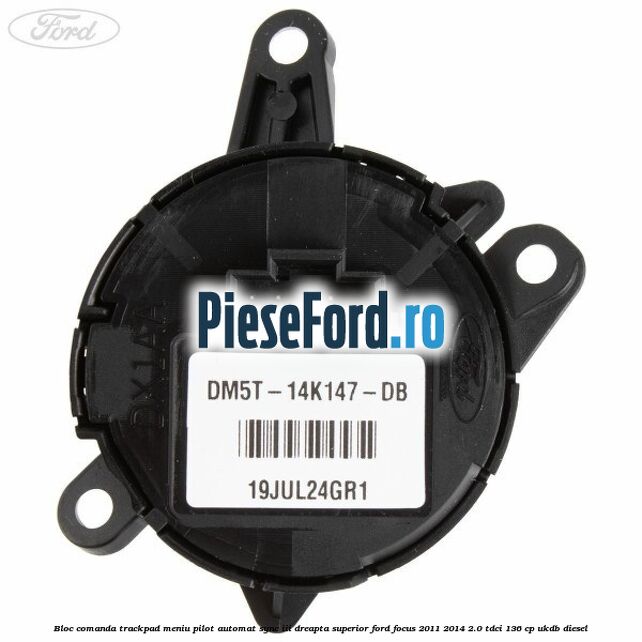 Bloc comanda trackpad meniu pilot automat SYNC III dreapta superior Ford Focus 2011-2014 2.0 TDCi 136 cp UKDB diesel