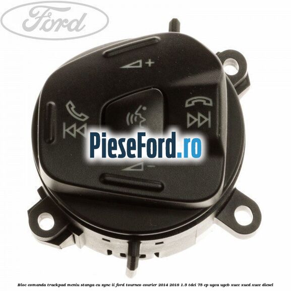Bloc comanda trackpad meniu stanga cu SYNC II Ford Tourneo Courier 2014-2018 1.5 TDCi 75 cp UGCA, UGCB, XUCC, XUCD, XUCE diesel