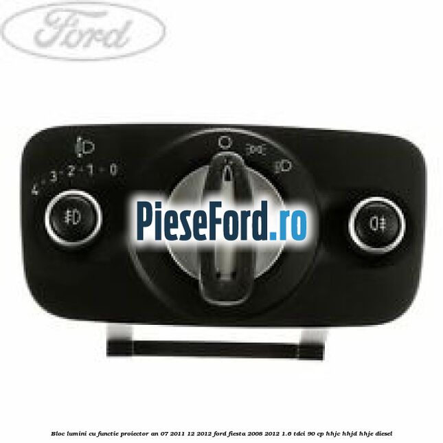 Bloc lumini cu functie proiector an 07/2011-12/2012 Ford Fiesta 2008-2012 1.6 TDCi 90 cp HHJC, HHJD, HHJE diesel