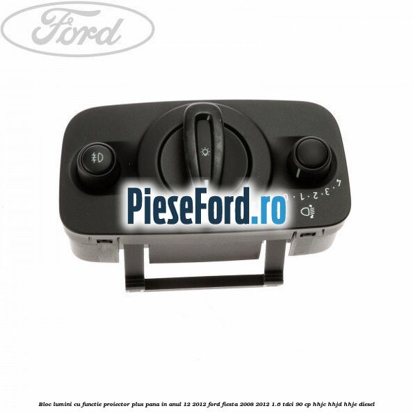 Bloc lumini cu functie proiector plus pana in anul 12/2012 Ford Fiesta 2008-2012 1.6 TDCi 90 cp HHJC, HHJD, HHJE diesel