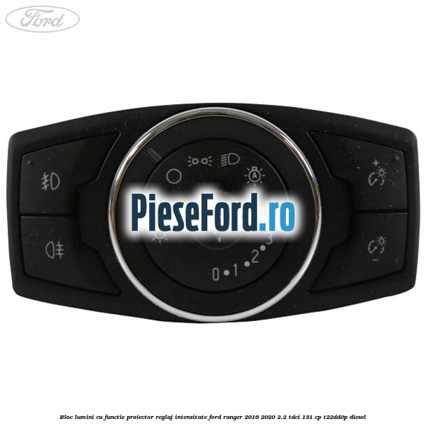Bloc lumini cu functie proiector, reglaj intensitate Ford Ranger 2016-2020 2.2 TDCi 131 cp T22DD0P diesel