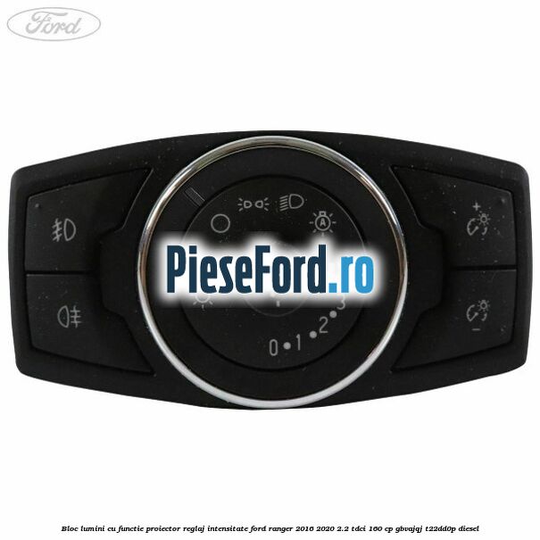 Bloc lumini cu functie proiector, reglaj intensitate Ford Ranger 2016-2020 2.2 TDCi 160 cp GBVAJQJ, T22DD0P diesel