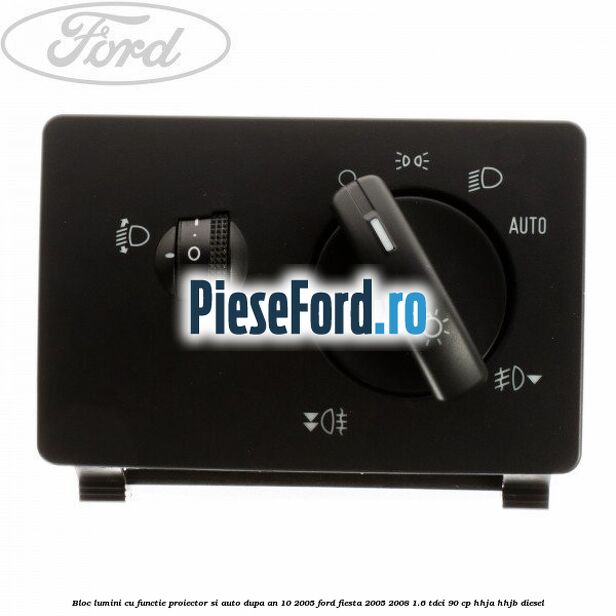 Bloc lumini cu functie proiector si auto dupa an 10/2005 Ford Fiesta 2005-2008 1.6 TDCi 90 cp HHJA, HHJB diesel