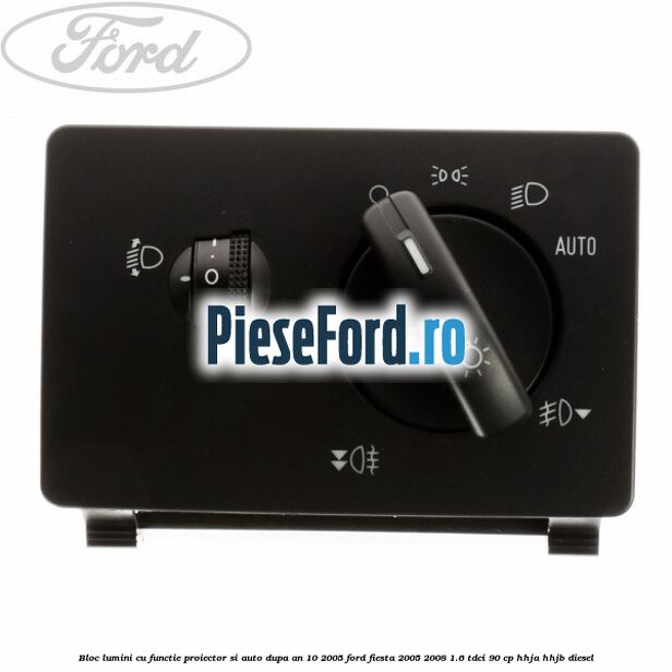 Bloc lumini cu functie proiector si auto dupa an 10/2005 Ford Fiesta 2005-2008 1.6 TDCi 90 cp HHJA, HHJB diesel