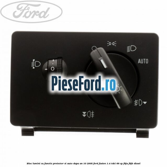 Bloc lumini cu functie proiector si auto dupa an 10/2005 Ford Fusion 1.4 TDCi 68 cp F6JA, F6JB diesel
