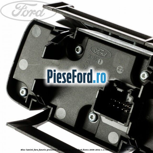 Bloc lumini fara functie proiector dupa anul 11/2012 Ford Fiesta 2008-2012 1.4 TDCi 70 cp F6JD, KVJA diesel