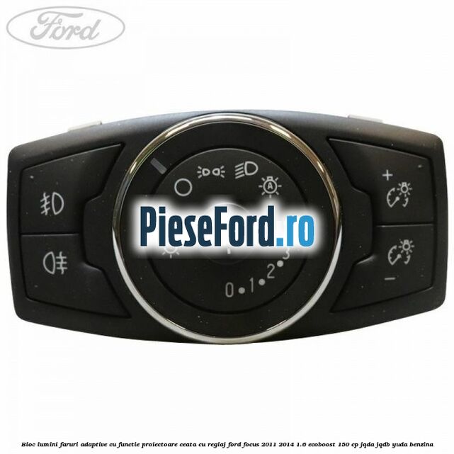 Bloc lumini faruri adaptive cu functie proiectoare ceata cu reglaj Ford Focus 2011-2014 1.6 EcoBoost 150 cp JQDA, JQDB, YUDA benzina