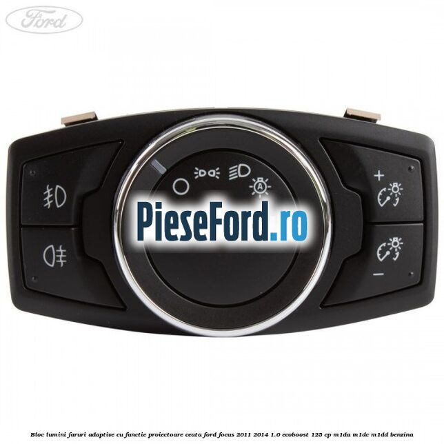 Bloc lumini faruri adaptive cu functie proiectoare ceata Ford Focus 2011-2014 1.0 EcoBoost 125 cp M1DA, M1DC, M1DD benzina