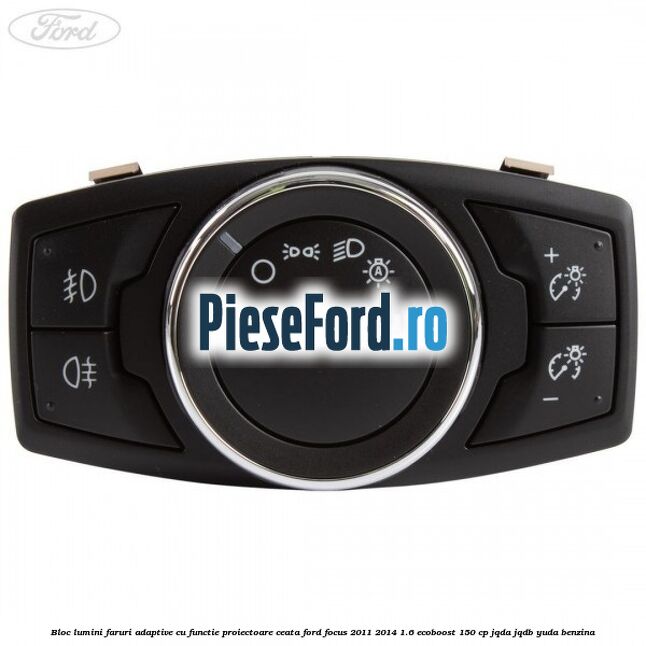 Bloc lumini faruri adaptive cu functie proiectoare ceata Ford Focus 2011-2014 1.6 EcoBoost 150 cp JQDA, JQDB, YUDA benzina