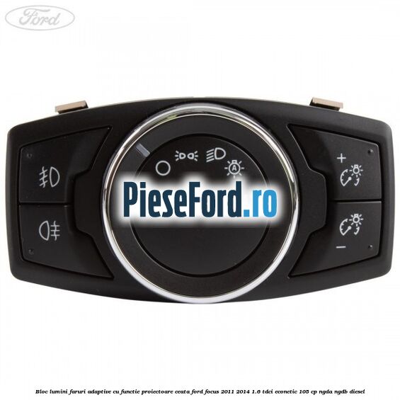 Bloc lumini faruri adaptive cu functie proiectoare ceata Ford Focus 2011-2014 1.6 TDCi ECOnetic 105 cp NGDA, NGDB diesel