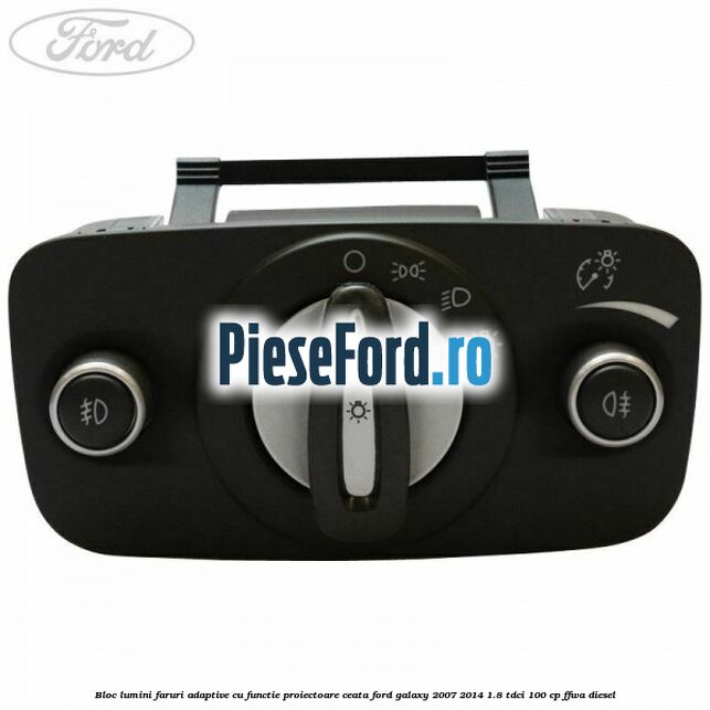 Bloc lumini faruri adaptive, cu functie proiectoare ceata Ford Galaxy 2007-2014 1.8 TDCi 100 cp FFWA diesel