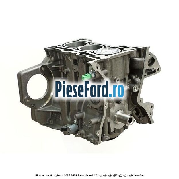 Bloc motor Ford Fiesta 2017-2023 1.0 EcoBoost 101 cp SFJE, SFJF, SFJH, SFJJ, SFJK, SFJN benzina