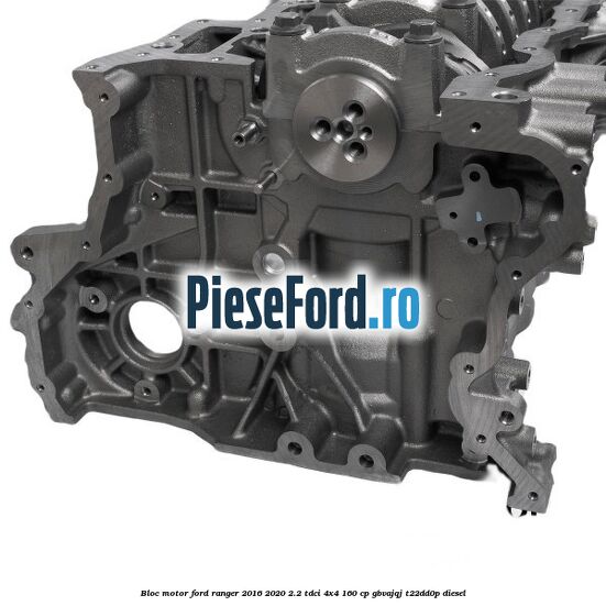 Bloc motor Ford Ranger 2016-2020 2.2 TDCi 4x4 160 cp GBVAJQJ, T22DD0P diesel