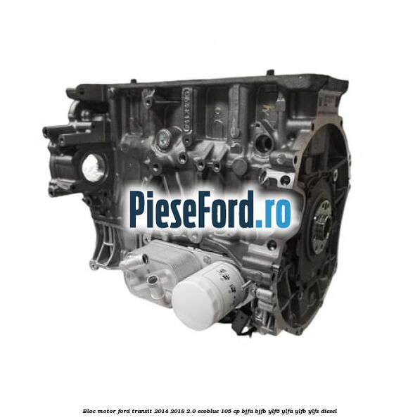 Bloc motor Ford Transit 2014-2018 2.0 EcoBlue 105 cp BJFA, BJFB, YLF6, YLFA, YLFB, YLFS diesel