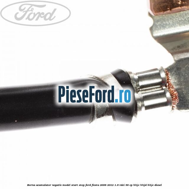 Borna acumulator negativ, model start stop Ford Fiesta 2008-2012 1.6 TDCi 90 cp Borna acumulator negativ, model start stop Ford Fiesta 2008-2012 1.6 TDCi 90 cp HHJC, HHJD, HHJE diesel
