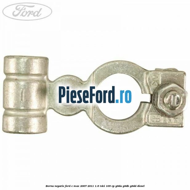 Borna negativ Ford C-Max 2007-2011 1.6 TDCi 109 cp G8DA, G8DB, G8DD diesel