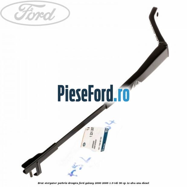 Brat stergator parbriz dreapta Ford Galaxy 2000-2006 1.9 TDI 90 cp 1Z, AHU, ANU diesel