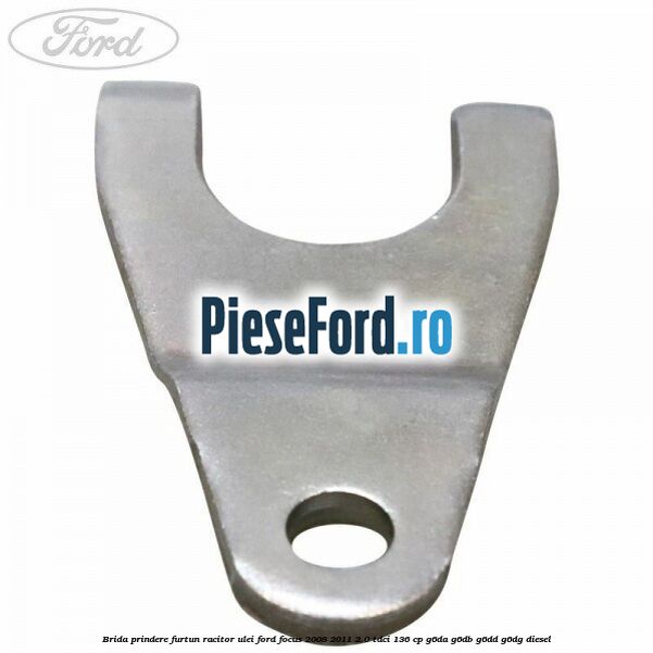 Brida prindere furtun racitor ulei Ford Focus 2008-2011 2.0 TDCi 136 cp G6DA, G6DB, G6DD, G6DG diesel