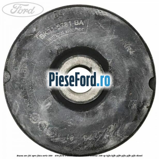 Bucsa arc foi spre fata serie 330 - 470 Ford Transit 2019-2023 2.0 EcoBlue 105 cp BJFA, BJFB, YLF6, YLFA, YLFB, YLFS diesel