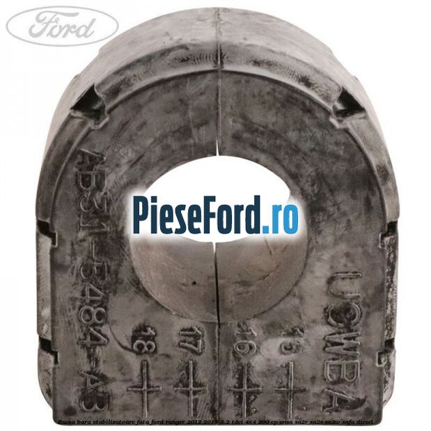 Bucsa bara stabilizatoare fata Ford Ranger 2012-2015 3.2 TDCi 4x4 200 cp ENSA, SA2R, SA2S, SA2W, SAFA diesel