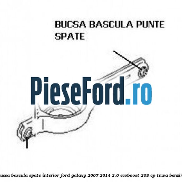 Bucsa bascula spate interior Ford Galaxy 2007-2014 2.0 EcoBoost 203 cp Bucsa bascula spate interior Ford Galaxy 2007-2014 2.0 EcoBoost 203 cp TNWA benzina