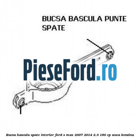 Bucsa bascula spate interior Ford S-Max 2007-2014 2.3 160 cp SEWA benzina