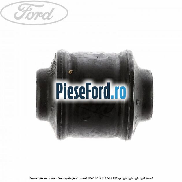 Bucsa inferioara amortizor spate Ford Transit 2006-2014 2.2 TDCi 125 cp CYFA, CYFB, CYFC, CYFD diesel