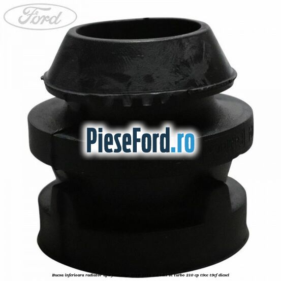 Bucsa inferioara radiator apa Ford Edge 2016-2018 2.0 TDCi Bi-Turbo 210 cp T9CE, T9CF diesel