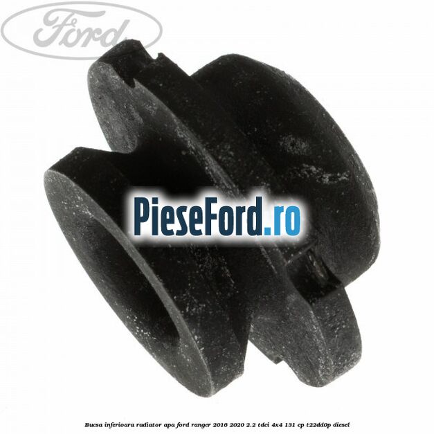 Bucsa inferioara radiator apa Ford Ranger 2016-2020 2.2 TDCi 4x4 131 cp T22DD0P diesel