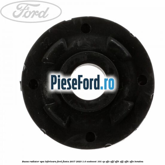 Bucsa radiator apa, inferioara Ford Fiesta 2017-2023 1.0 EcoBoost 101 cp SFJE, SFJF, SFJH, SFJJ, SFJK, SFJN benzina