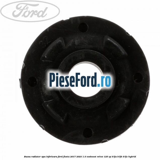 Bucsa radiator apa, inferioara Ford Fiesta 2017-2023 1.0 EcoBoost mHEV 125 cp B7JA, B7JB, B7JC Hybrid
