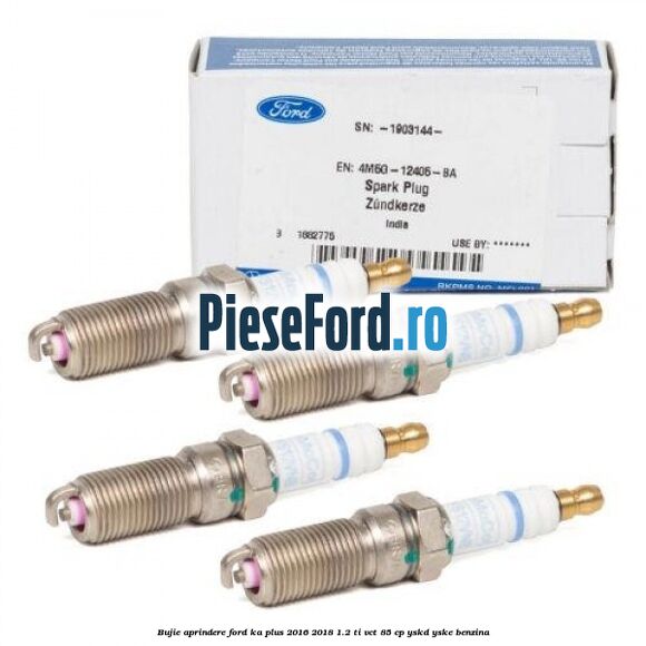 Bujie aprindere Ford Ka plus 2016-2018 1.2 Ti-VCT 85 cp Bujie aprindere Ford Ka plus 2016-2018 1.2 Ti-VCT 85 cp YSKD, YSKE benzina