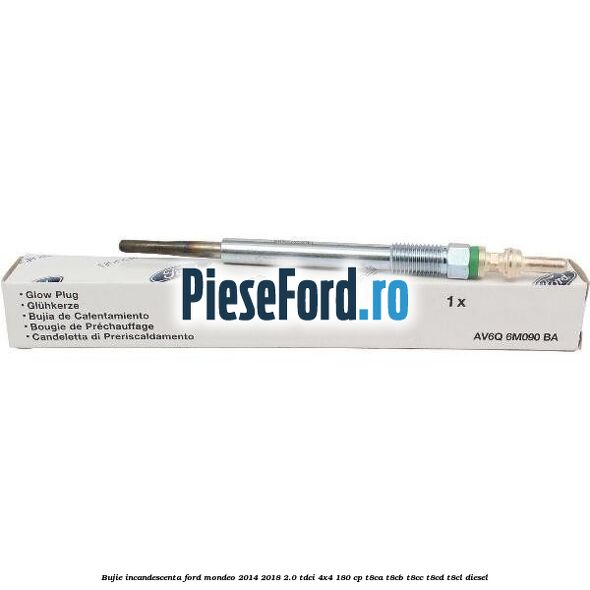 Bujie incandescenta Ford Mondeo 2014-2018 2.0 TDCi 4x4 180 cp