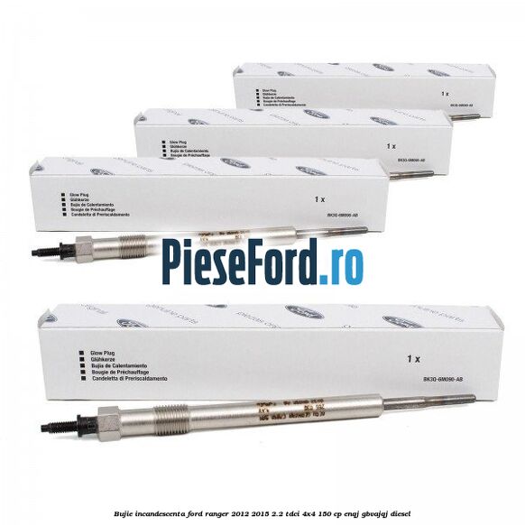 Bujie incandescenta Ford Ranger 2012-2015 2.2 TDCi 4x4 150 cp ENQJ, GBVAJQJ diesel
