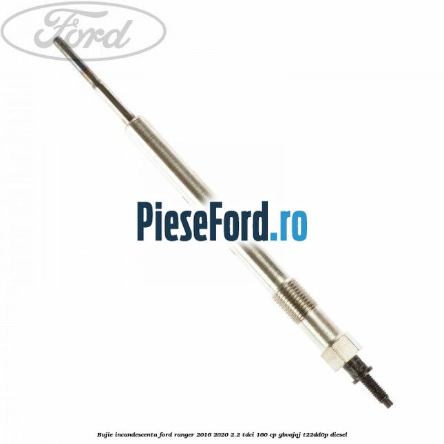 Bujie incandescenta Ford Ranger 2016-2020 2.2 TDCi 160 cp GBVAJQJ, T22DD0P diesel