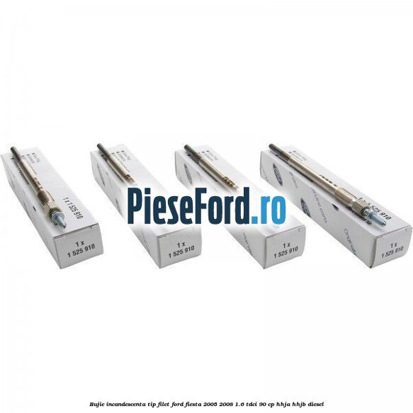 Bujie incandescenta, tip filet Ford Fiesta 2005-2008 1.6 TDCi 90 cp HHJA, HHJB diesel