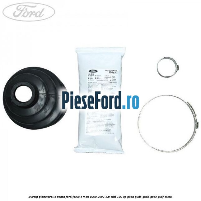 Burduf planetara la roata Ford Focus C-Max 2003-2007 1.6 TDCi 109 cp G8DA, G8DB, G8DD, G8DE, G8DF diesel