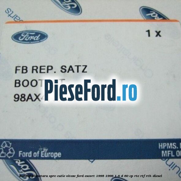 Burduf planetara spre cutie viteze Ford Escort 1995-1998 1.8 D 60 cp RTE, RTF, RTH diesel