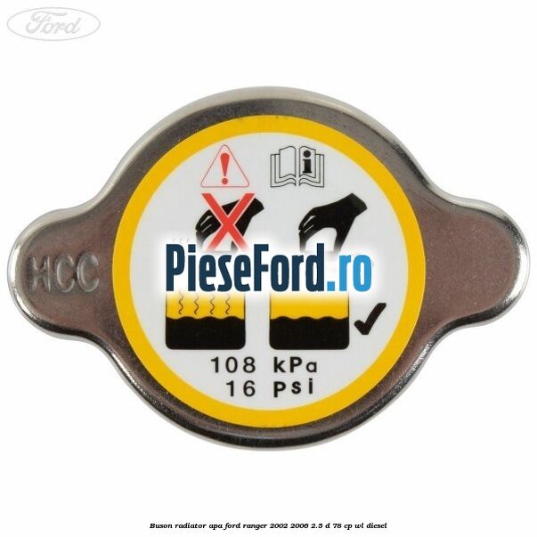 Buson radiator apa Ford Ranger 2002-2006 2.5 D 78 cp WL diesel