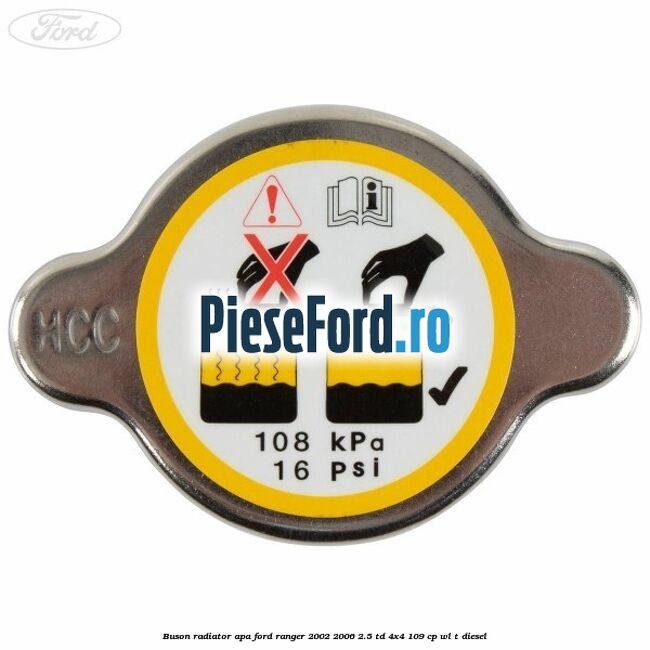 Buson radiator apa Ford Ranger 2002-2006 2.5 TD 4x4 109 cp WL-T diesel