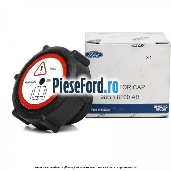 Buson vas expansiune cu filetant Ford Mondeo 1993-1996 1.8 i 16V 112 cp RKB benzina