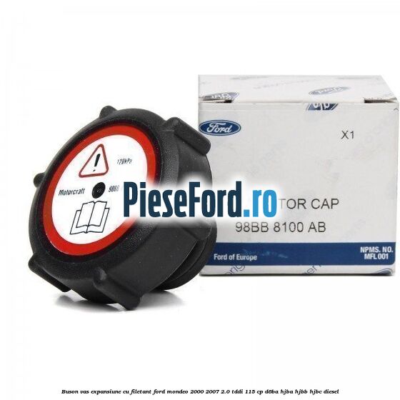 Buson vas expansiune cu filetant Ford Mondeo 2000-2007 2.0 TDDI 115 cp Buson vas expansiune cu filetant Ford Mondeo 2000-2007 2.0 TDDI 115 cp D6BA, HJBA, HJBB, HJBC diesel