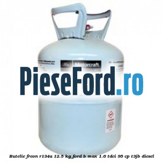 Butelie freon R134A 12.5 kg Ford B-Max 1.6 TDCi 95 cp T3JB diesel