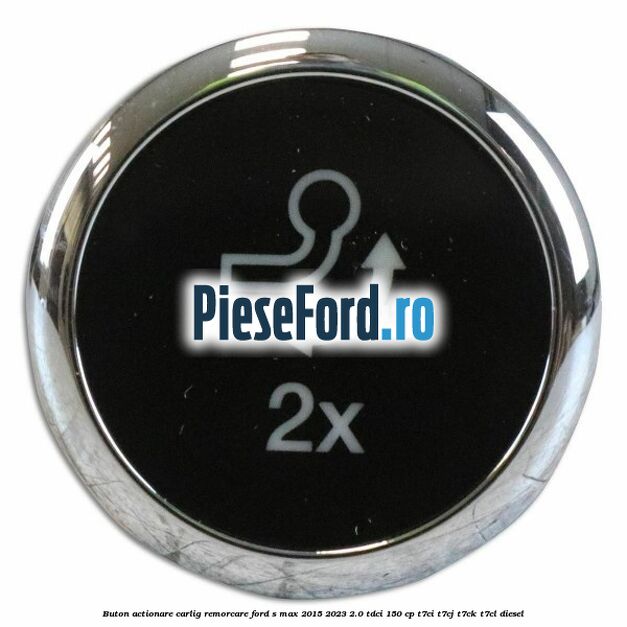 Buton actionare carlig remorcare Ford S-Max 2015-2023 2.0 TDCi 150 cp T7CI, T7CJ, T7CK, T7CL diesel