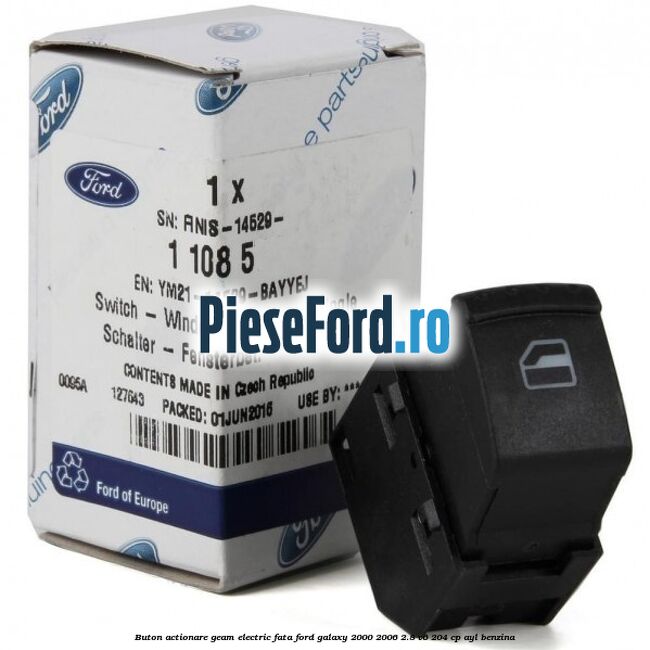 Buton actionare geam electric fata Ford Galaxy 2000-2006 2.8 V6 204 cp AYL benzina