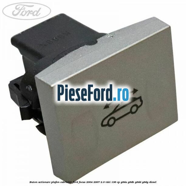 Buton actionare plafon cabriolet Ford Focus 2004-2007 2.0 TDCi 136 cp G6DA, G6DB, G6DD, G6DG diesel